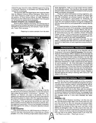 FASA Star Trek III Sourcebook Update