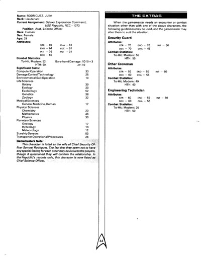 FASA Star Trek III Sourcebook Update
