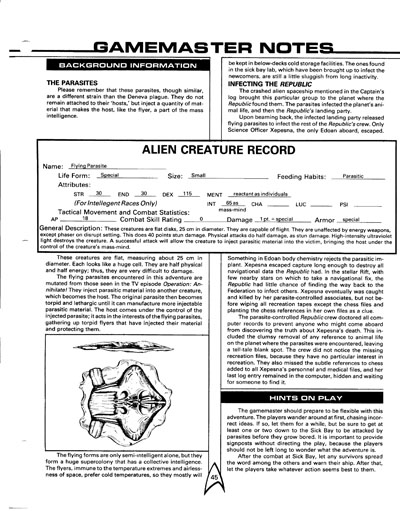 FASA Star Trek III Sourcebook Update