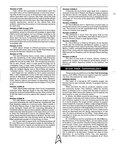FASA Star Trek III Sourcebook Update
