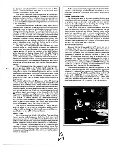 FASA Star Trek III Sourcebook Update