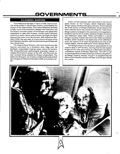 FASA Star Trek III Sourcebook Update