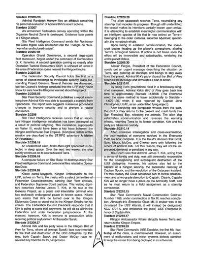 FASA Star Trek IV: The Voyage Home Sourcebook Update