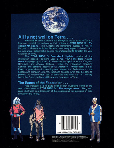 FASA Star Trek IV Sourcebook Update