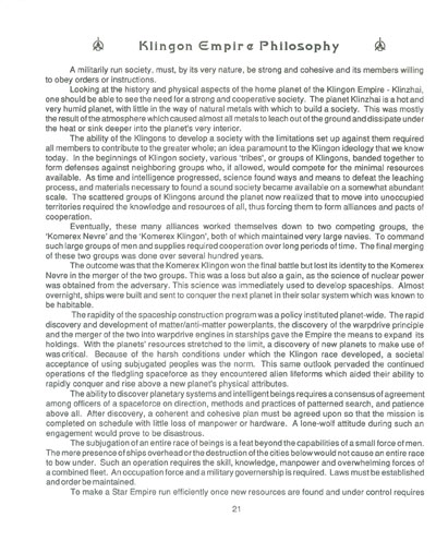 Klingon Covert Operations Manual