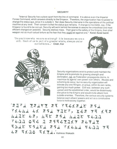 Klingon Covert Operations Manual