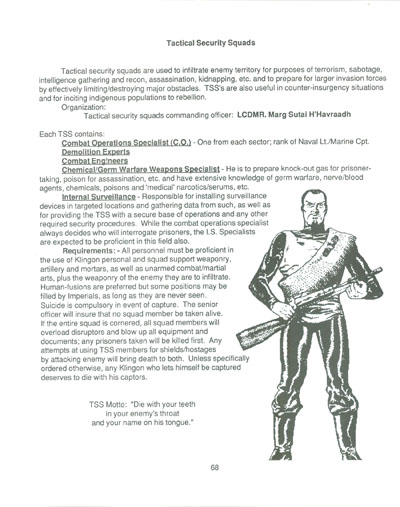 Klingon Covert Operations Manual