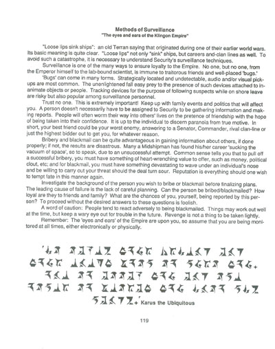Klingon Covert Operations Manual