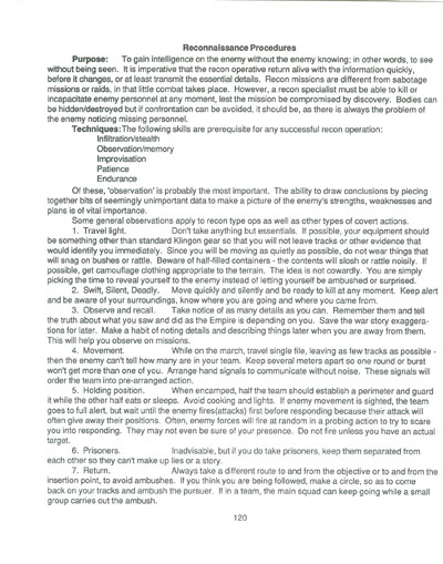 Klingon Covert Operations Manual