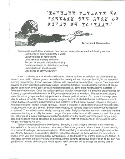 Klingon Covert Operations Manual