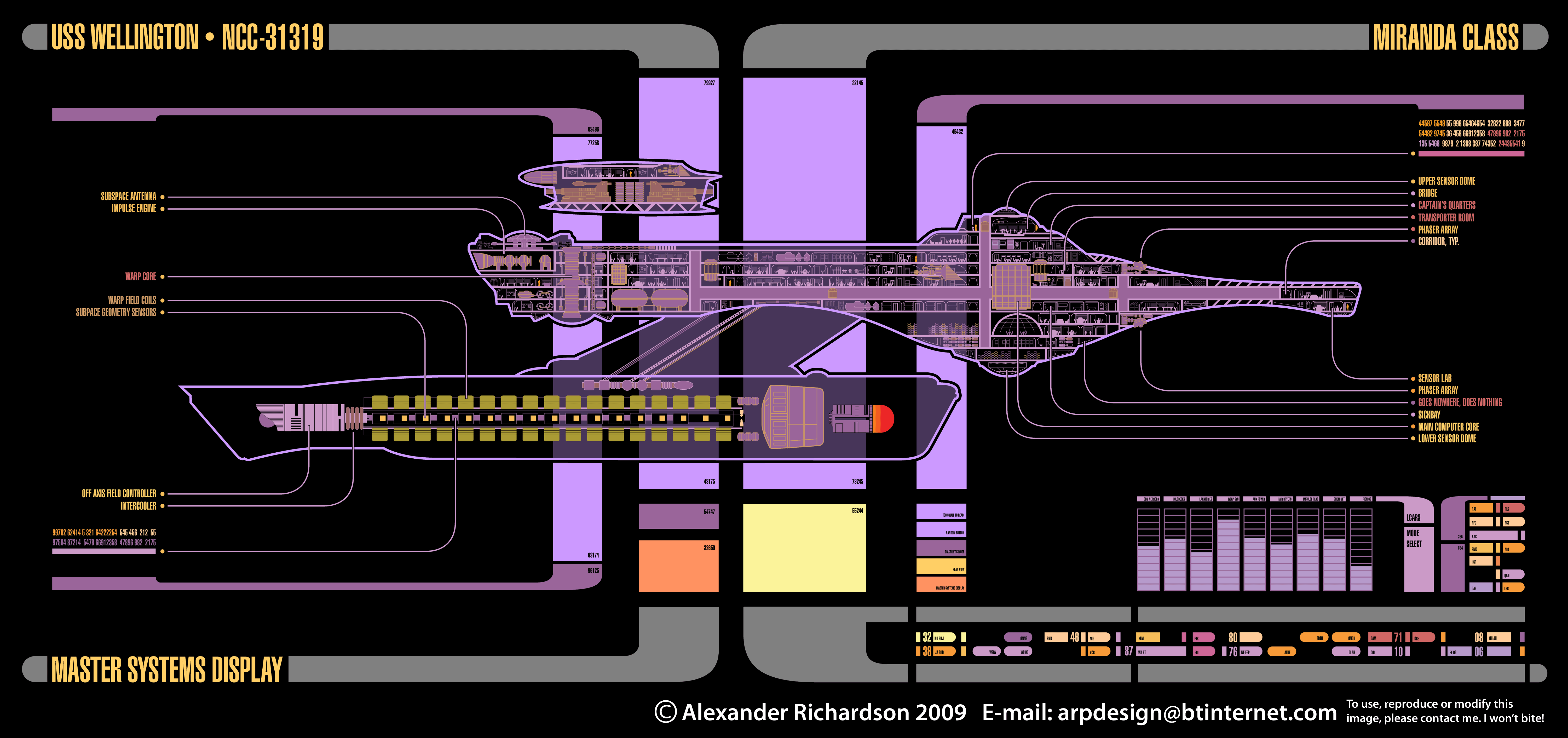 Star Trek Blueprints Lcars Gfx Msds