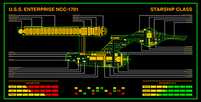Starship Class - U.S.S. Enterprise NCC-1701