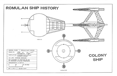 Stephen Arenburg's Romulan Ship History