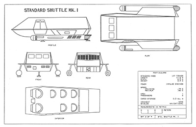 Stephen Arenburg's Shuttles and Small Craft General Plans