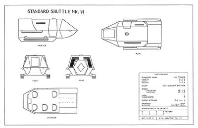 Stephen Arenburg's Shuttles and Small Craft General Plans