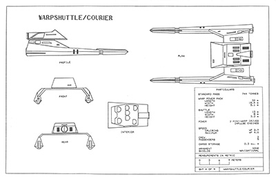Stephen Arenburg's Shuttles and Small Craft General Plans