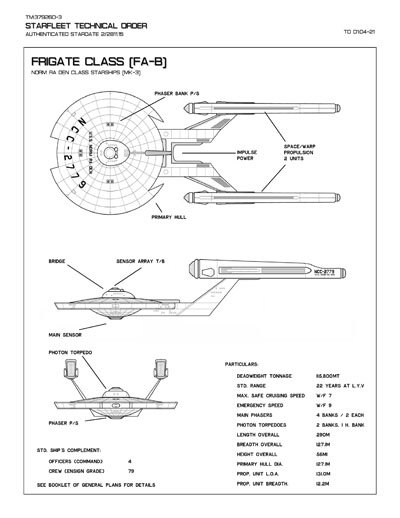 Star Fleet Ships of the FASA Role-Playing Game (Datapack 01)