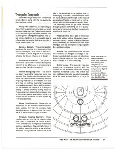 1994 USS Khai Tam Technical Orientation Manual Star Trek/Klingon Hybrid Ship 