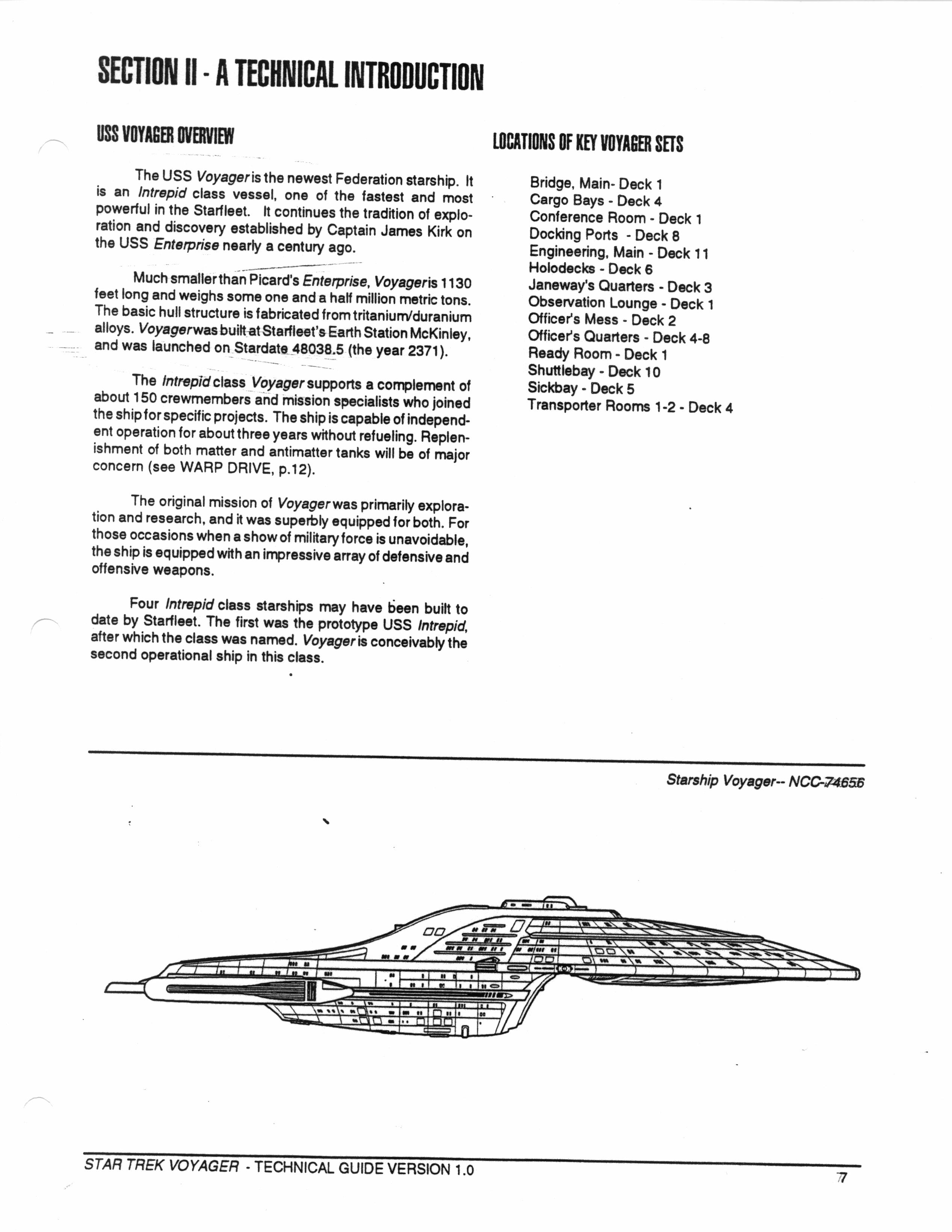 star trek voyager technical manual pdf