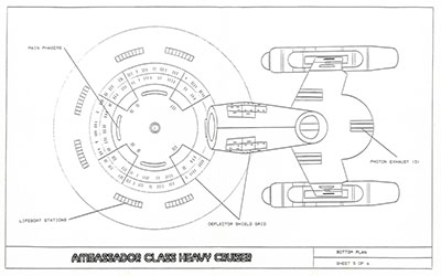 Ambassador Class Heavy Cruiser - General Plans
