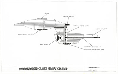 Ambassador Class Heavy Cruiser - General Plans