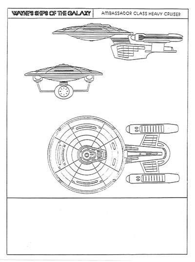 Ambassador Class Heavy Cruiser - General Plans
