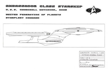 Ambassador Class Starship - U.S.S. Churchill NCC-41056