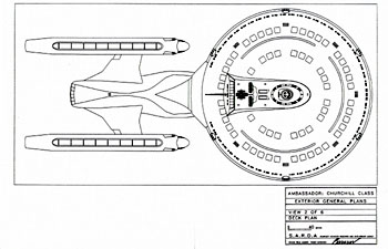 Ambassador Class Starship - U.S.S. Churchill NCC-41056