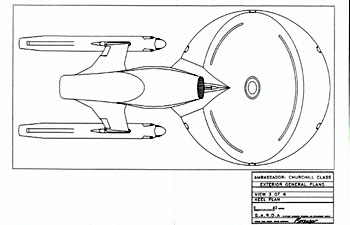 Ambassador Class Starship - U.S.S. Churchill NCC-41056