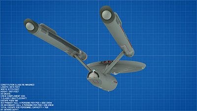 GMD3D's Reimagined Constitution Class Starship
