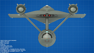 GMD3D's Reimagined Constitution Class Starship