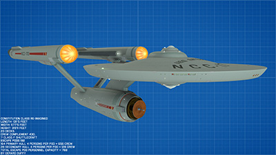GMD3D's Reimagined Constitution Class Starship