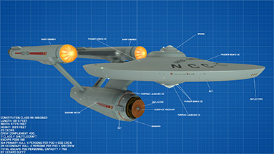GMD3D's Reimagined Constitution Class Starship