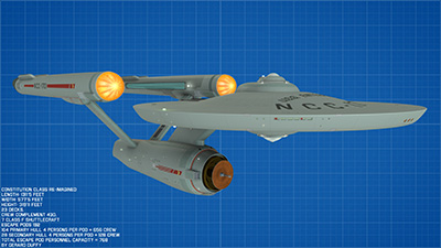 GMD3D's Reimagined Constitution Class Starship