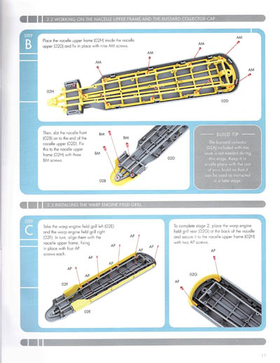 Build the U.S.S. Enterprise NCC-1701-D Instruction Manual #1