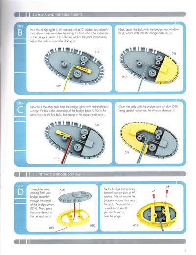 Build the U.S.S. Enterprise NCC-1701-D Instruction Manual #1