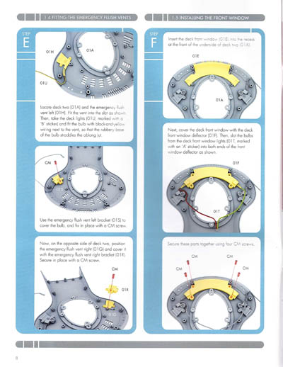 Build the U.S.S. Enterprise NCC-1701-D Instruction Manual #1