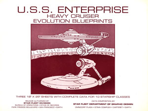 Star Trek Federation Size Comparison Datachart Blueprint Set 2 Fold Out Sheets 