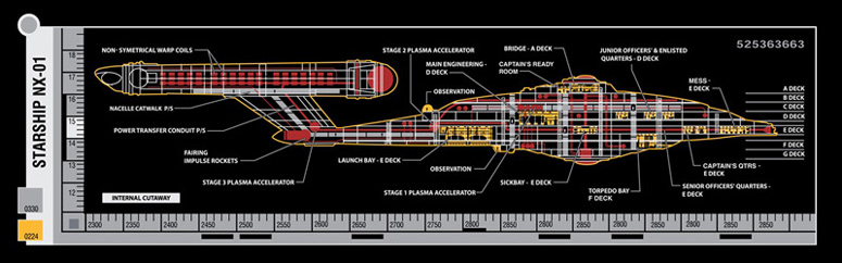 Enterprise NX-01 Deck Plans