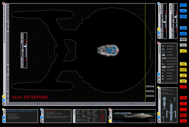 Enterprise NX-01 Deck Plans