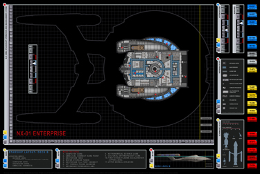 Enterprise NX-01 Deck Plans