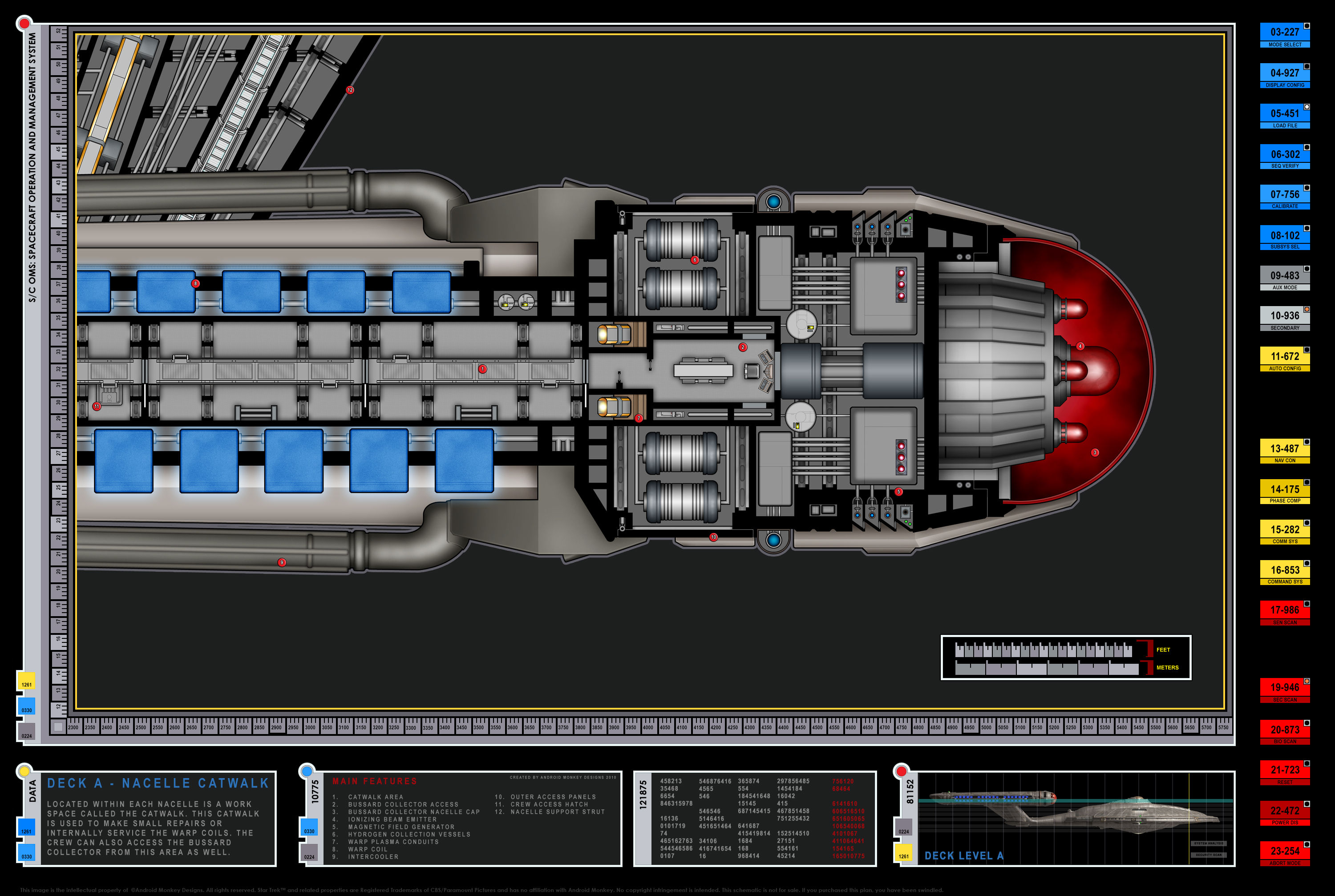 Enterprise NX-01 Deck Plans.