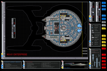 Enterprise NX-01 Deck Plans