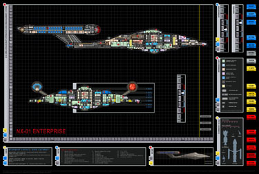 Enterprise NX-01 Deck Plans