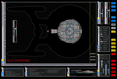 Enterprise NX-01 Deck Plans
