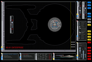 Enterprise NX-01 Deck Plans