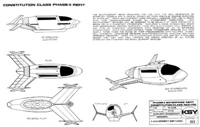 U.S.S. Enterprise NCC-1701 Phase II Refit Program