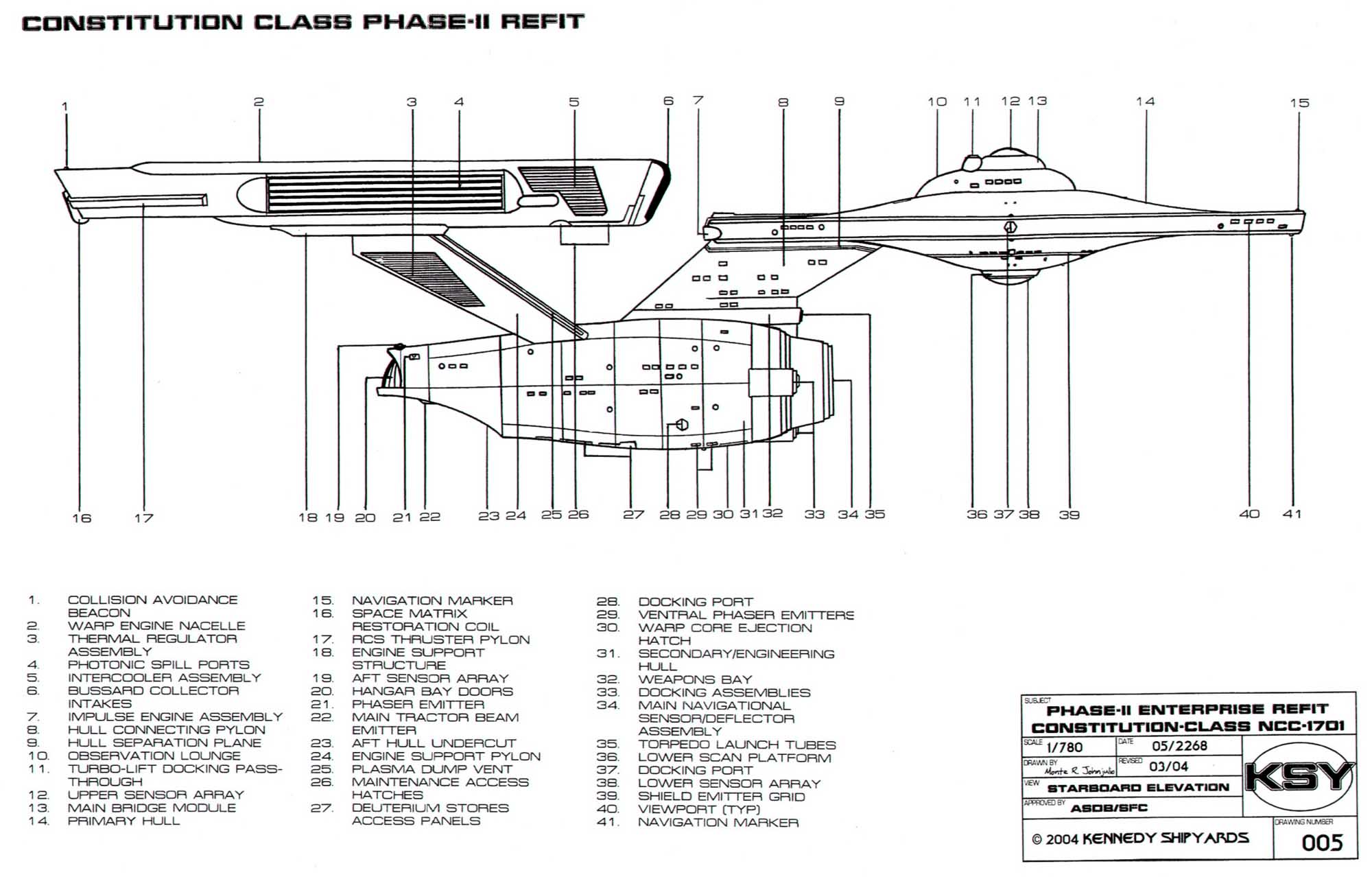 USS Enterprise Blueprints