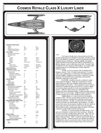 Star Trek Blueprints: FASA Federation Ship Recognition Manual - Volumes