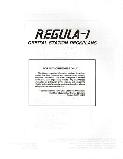 FASA Regula-1 Orbital Station Deckplans